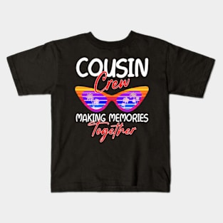 Cousin Crew Summer Vacation Beach Family Trip Matching Kids T-Shirt